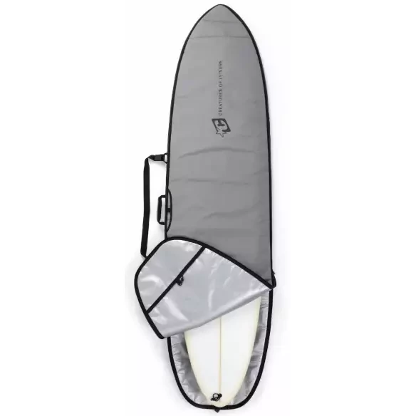 boardbag Fish Icon Lite Silver Black Silver Black
