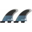 FCSII Performer Quad Rear PC Fins Tranquil Blue