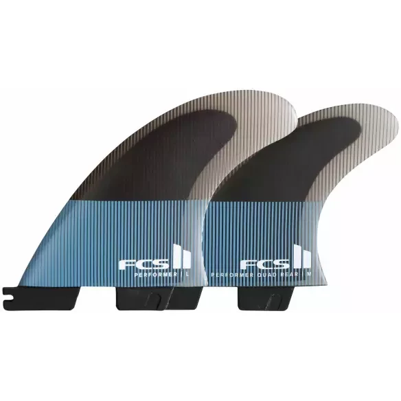 Fins FCSII Performer PC Quad Tranquil Blue