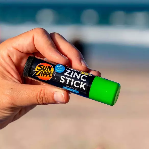 Sonnenschutz Sun Zapper Zink-Stick SPF 50+ Green