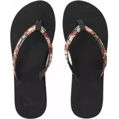 Infradito Rip Curl FREEDOM BLOOM OPEN TOE Black Brown 2
