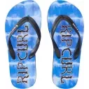 Rip Curl Island Bloom Blue Boy flip flops