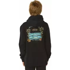 Sweatshirt Rip Curl LOST ISLANDS ART HOOD Black 2