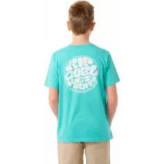 Camiseta Rip Curl WETSUIT ICON TEE ­KIDS Acqua 2