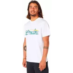 T-Shirt Rip Curl PARADISE LAND TEE White 2