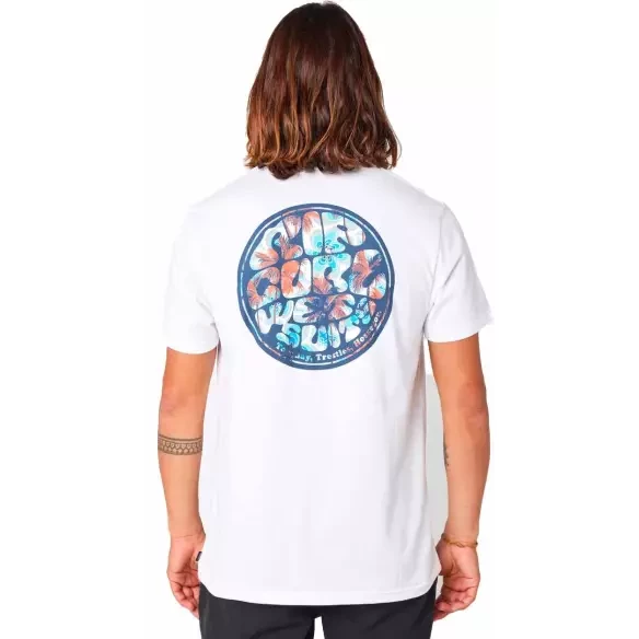 T-Shirt Rip Curl PASSAGE TEE White