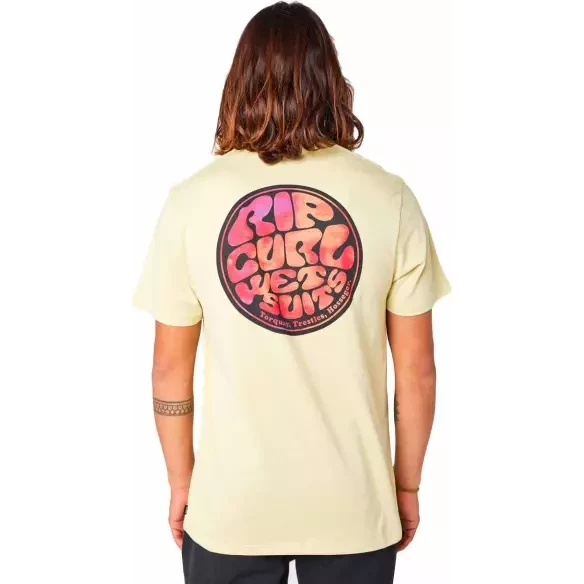 Camiseta Rip Curl PASSAGE TEE VINTAGE YELLOW