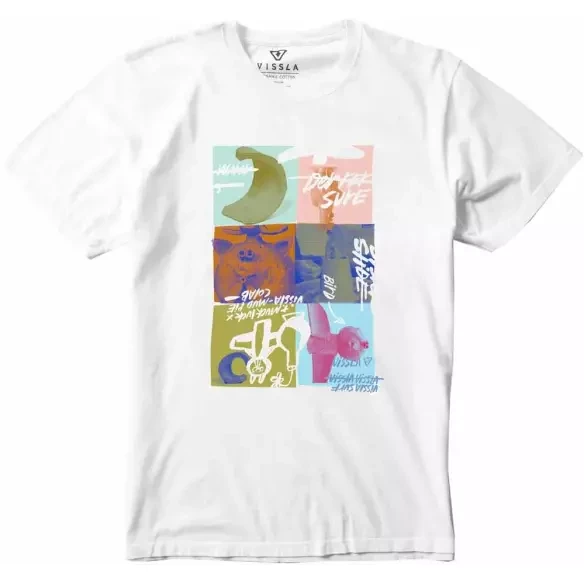 Shirt Vissla TC Mud Flappers Premium White