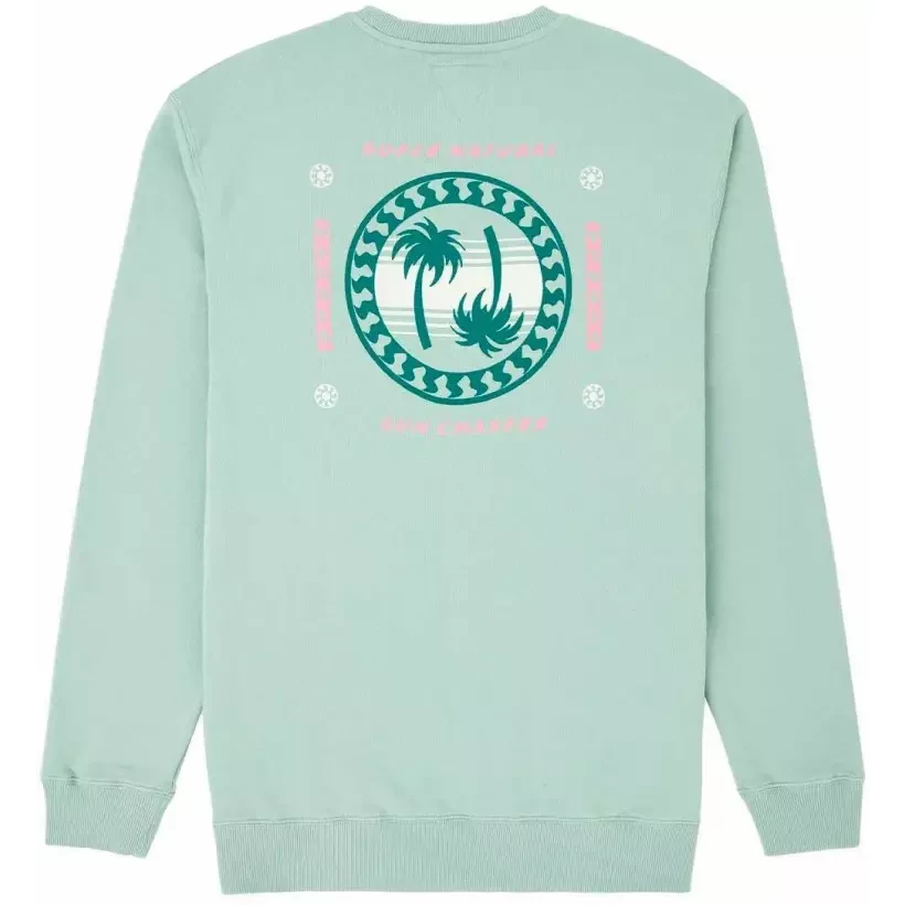 Sudadera Vissla Upside Down Sea green
