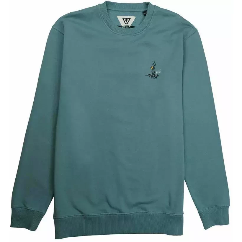 Sudadera Vissla UNLTD Crew Blue Slate