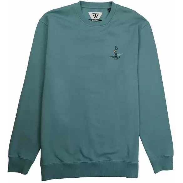 Sweatshirt Vissla UNLTD Crew Blue Slate