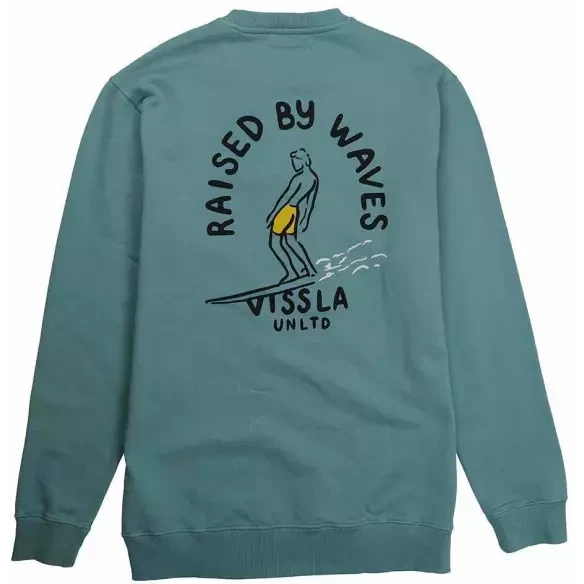 Sudadera Vissla UNLTD Crew Blue Slate