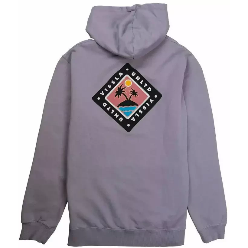 Suéter Vissla Spike Pull Over Dusty Lilac