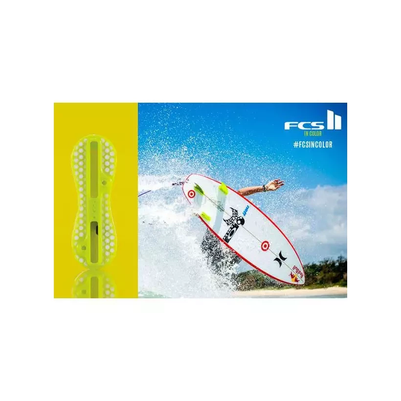 Fin plugs per pinna FCSII centrale Acid Yellow