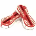 FCSII Fin Plugs Red Mood