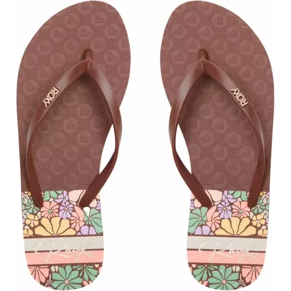 Flip-Flops Roxy Viva Printed Brown