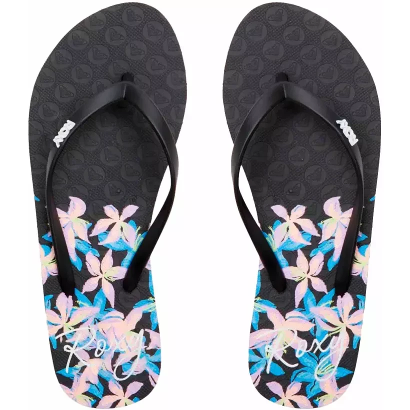 Flip Flops Roxy Viva Stamp Black/Boysenberry
