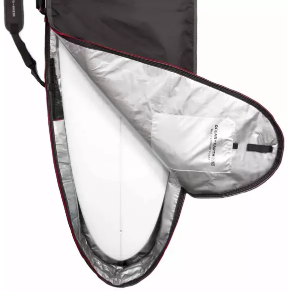 Funda Ocean & Earth Aircon Longboard Black/Red