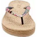 Infradito Roxy South Beach Black/Pink/Soft Lime