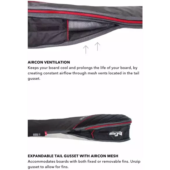 boardbag Ocean & Earth aircon Longboard Silver