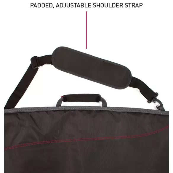 Capa Ocean & Earth Compact Day Mid-Lenght Black/Red