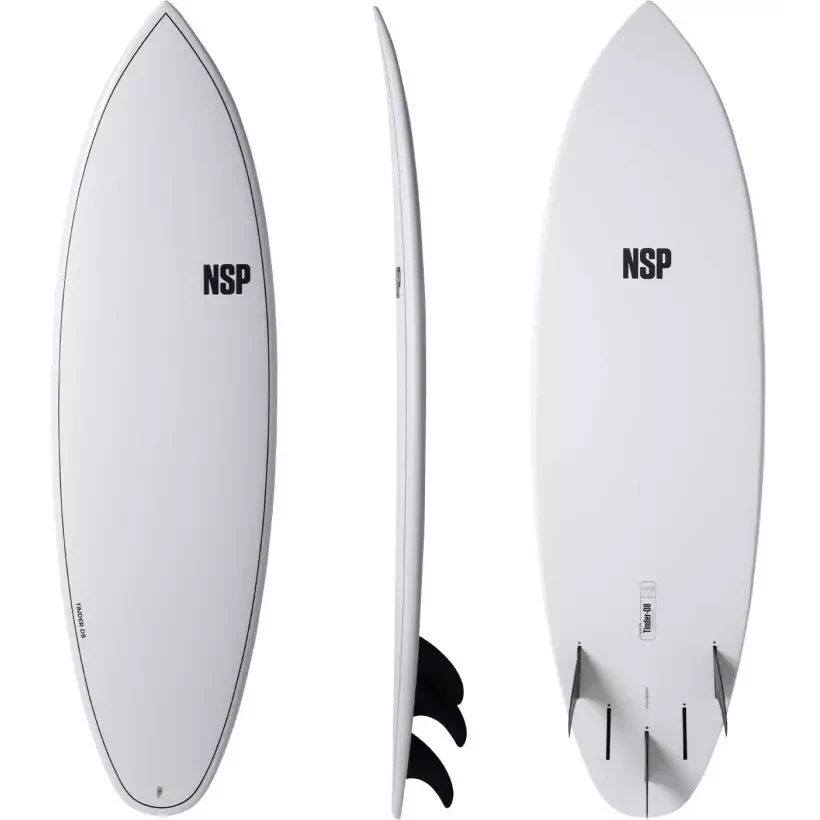 Surfbrett NSP Tinder Element White