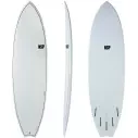 Surfplank NSP fish Elements White