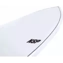 Surfboard NSP fish Elements White