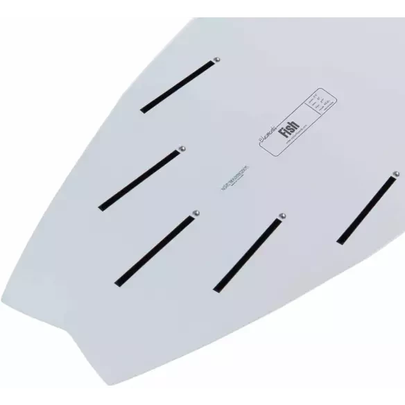 NSP fish Elements Surfboard White