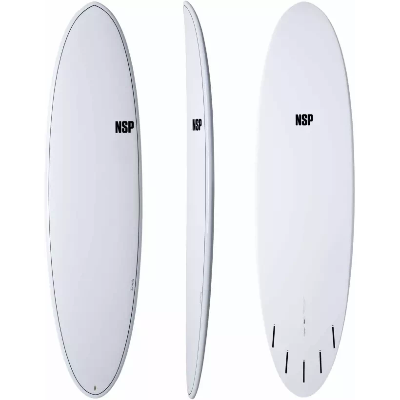 Prancha surf NSP funboard Elements White