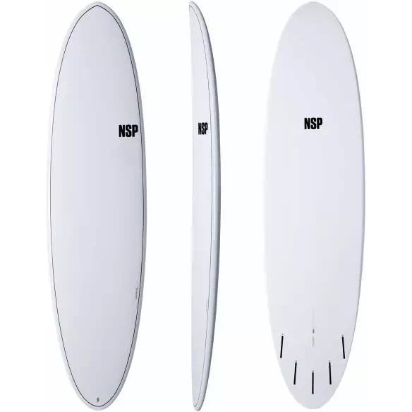 Surfbretter NSP funboard Elements White