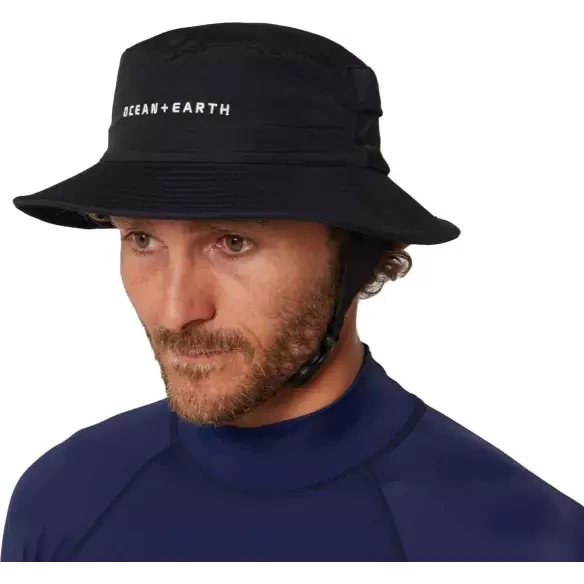 Cappello Ocean & Earth Bingin Surf Hat Soft Peak Black