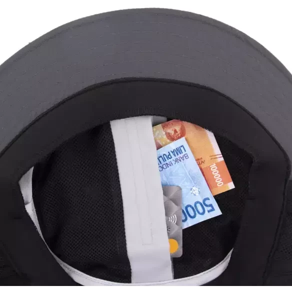 Chapéu Ocean & Earth Indo Surf hat Stiff Peak Grey
