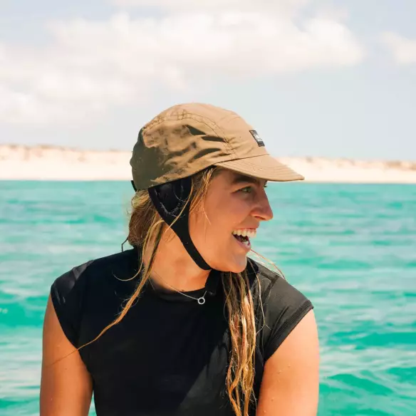Cap Ocean & Earth Indo 5 Panel Surf Cap Olive