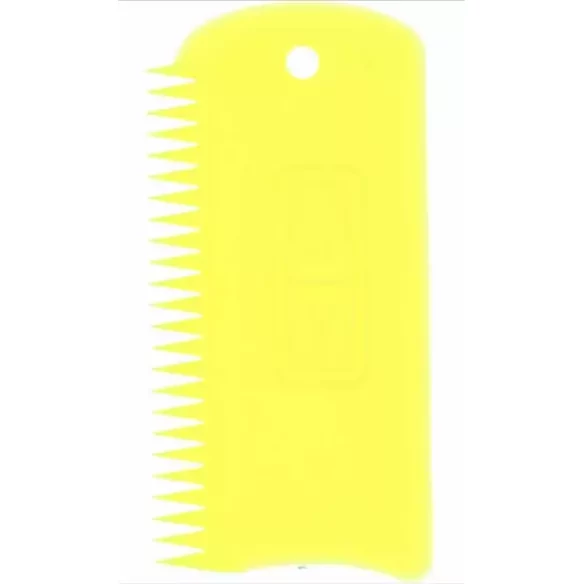 Schraper, paraffine, Ocean & Aarde Bender wax comb Yellow