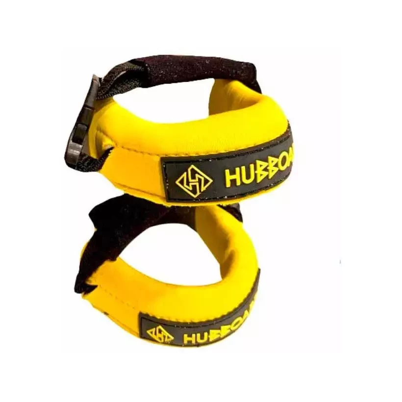Leash de palmes Hubboards Deluxe Fin Tethers Yellow