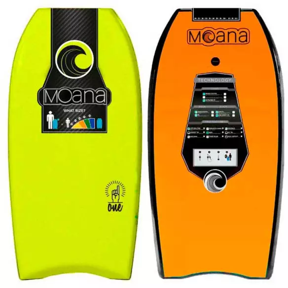 Tabla de bodyboard Moana One Yellow/Orange