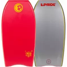Prancha de bodyboard Pride Stereo PE HD Red/Grey