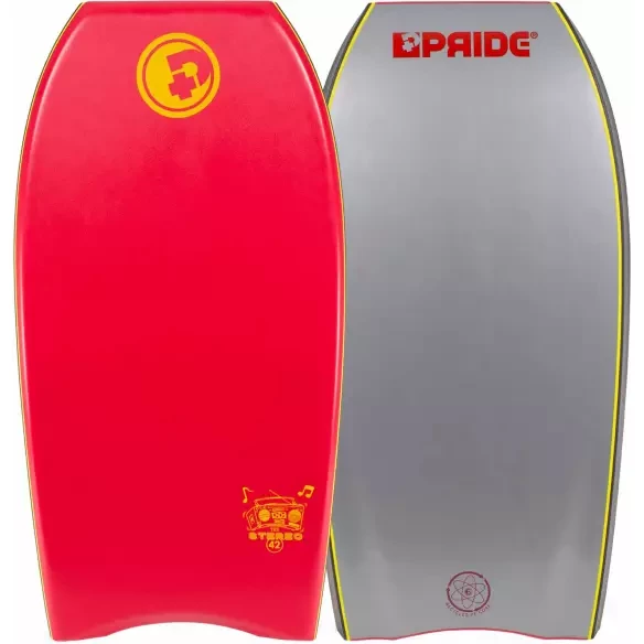 Bodyboard Pride Stereo PE HD Red/Grey