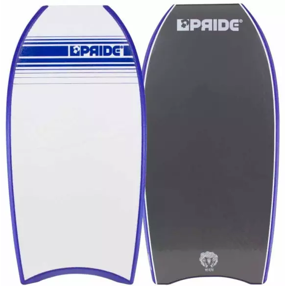 Tabla de Bodyboard Pride Morph PP+SNPP White/Metalic Dark Grey