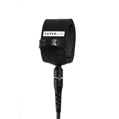 Creatures SuperLite Comp Surfboard Leash Black Silver 2