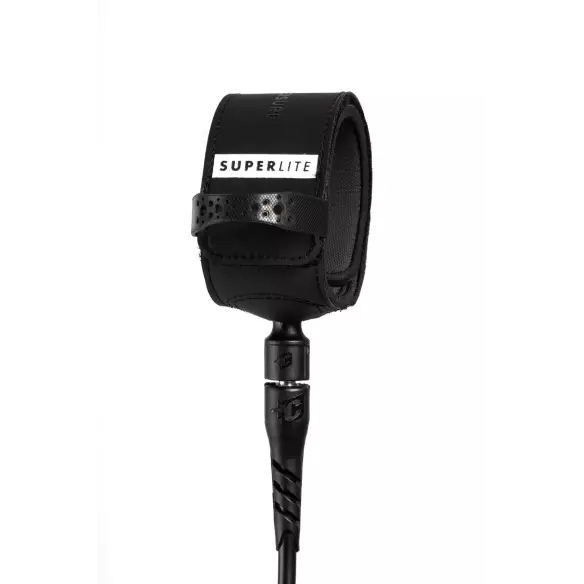 Leash de Surf Creatures SuperLite Comp Black Silver