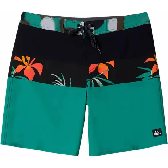 Costume da bagno nero Quiksilver Surfsilk Panel