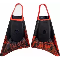 Palmes de bodyboard Stealth S1 Supreme Black/Fluro Red 2
