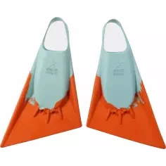 Aletas de bodyboard Stealth S2 Super Soft Ice Blue/Papaya 2