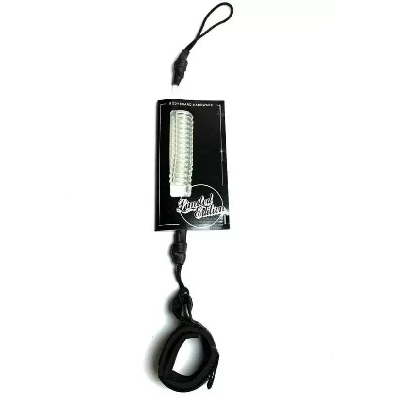 Leash bodyboard Limited Edition Basic wirst Clear