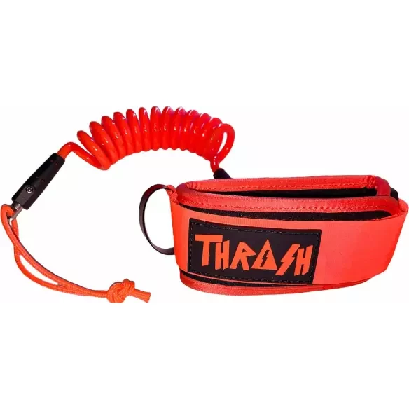 Leash bodyboard Thrash Biceps V-Grip 8mm Orange