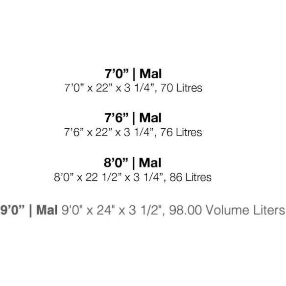 Planche de surf softboard Ryder Mal Dazzling Blue 9'