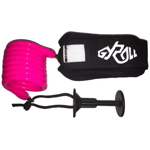 Bodyboard leash Gyroll Biceps Variable Strap Pink