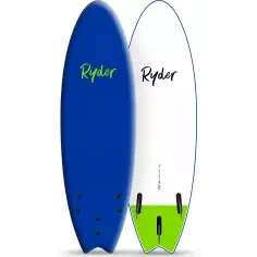 Prancha de surf softboard Ryder Fish Midnight Blue/White